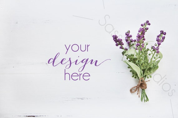 Purple Berries Styled Stock Photography Product Mockup