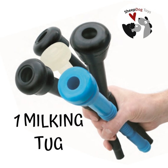 rubber cow dog toy