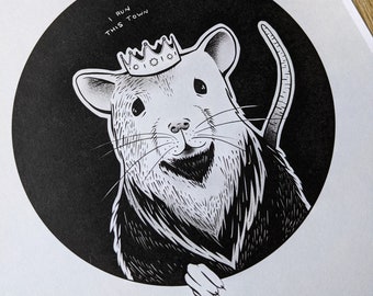 Rat King Art Print