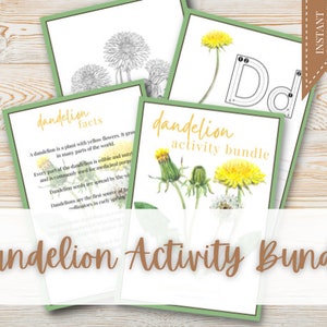 Dandelion Activity Bundle