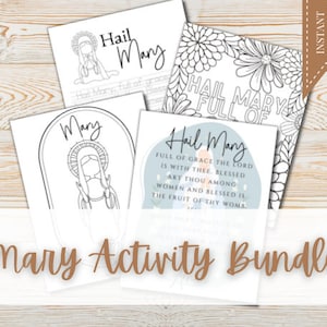 Holy Mary Activity Bundle