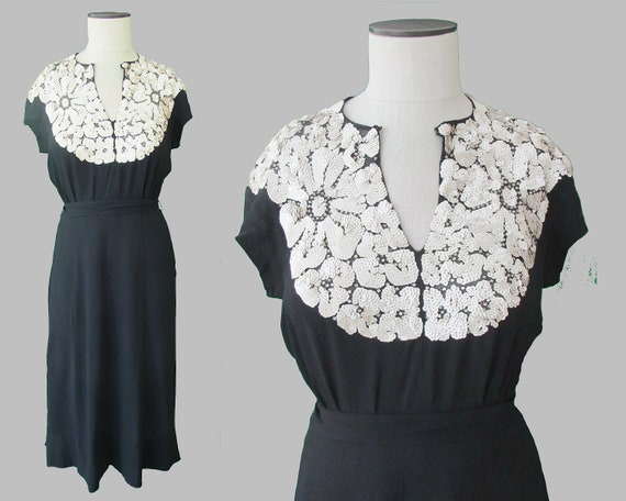 Vintage 1940's Eisenburg & Sons Original Dress