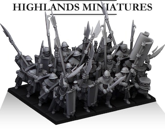 Gallia Men at Arms unit by Highland Miniatures