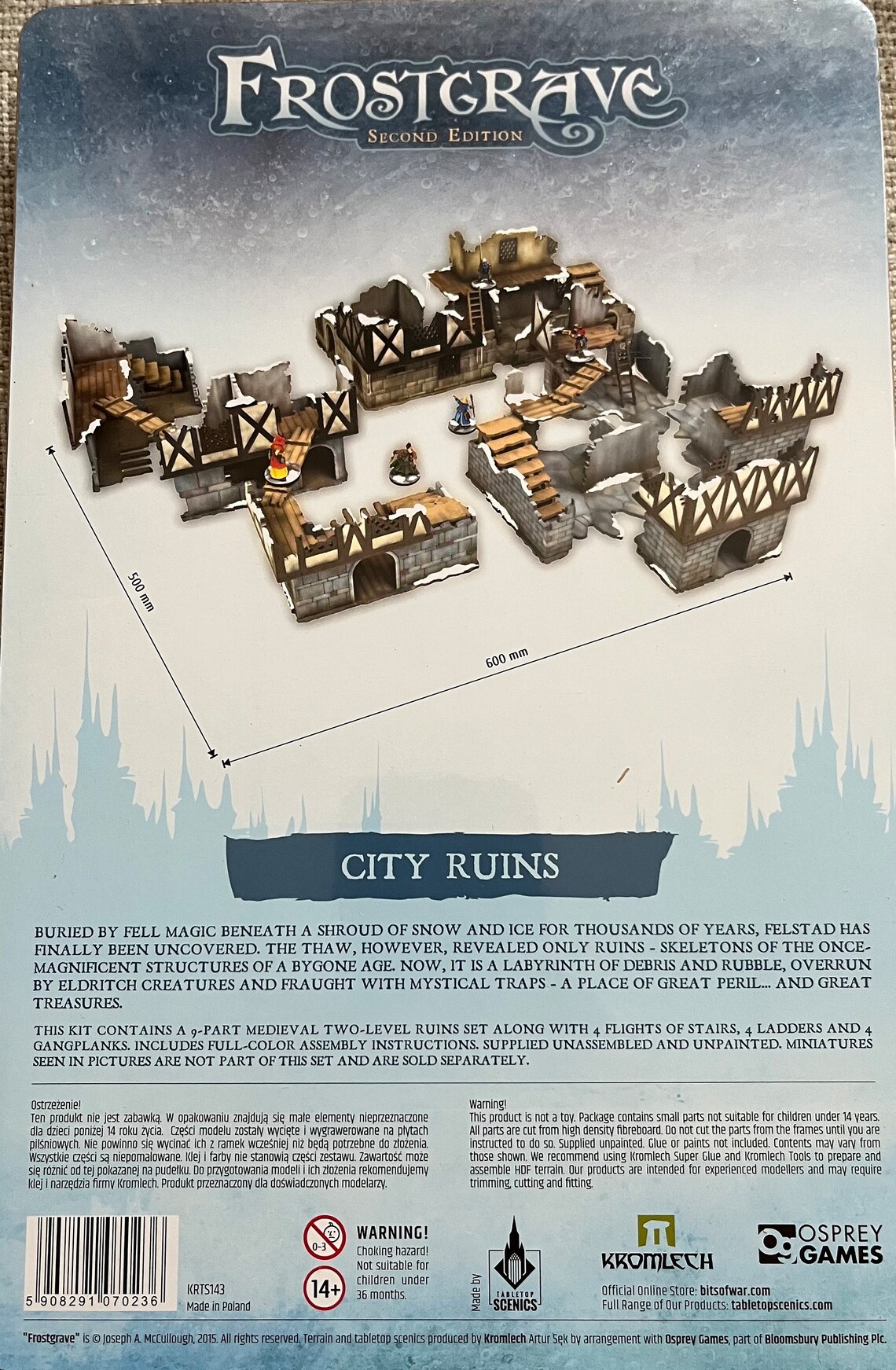 Kromlech Frostgrave City Ruins Terrain Kit - Etsy