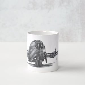 World War II US Army Air Force B-29 Superfortress Bomber Aviation Coffee Mug