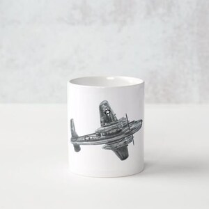 World War II US Army Air Force B-25 Mitchell Bomber Aviation Coffee Mug 11 oz