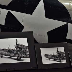 World War II US Army Air Force B-24 Liberator Bomber Aviation Art