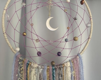 Silver Moon Dreamcatcher