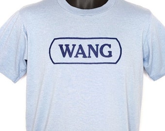 Wang Atlanta West T-shirt Vintage 80-tals Lokalval Georgia Tillverkad i USA Herrstorlek Medium