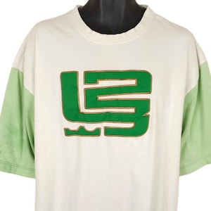 Vintage LeBron James T Shirt Mens Size 3XL White Y2K Nike Air NBA Basketball