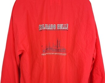 Colorado Belle Casino Chaqueta Rompevientos Vintage 90s CERRADO Made In USA Mens Size XL
