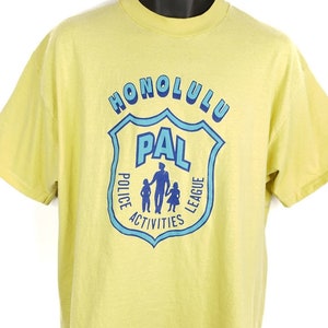 Honolulu Police Activities League T Shirt Vintage 80s PAL Hawaii Made In USA Mens Size XL