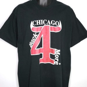 Vintage Chicago Bulls 1998 Six Time NBA Champions Ring Basketball Graphic T- Shirt — DEAD PEOPLE'S SHIT