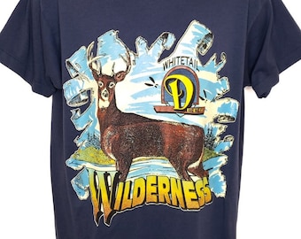 T-shirt Vintage Realtree XL Années 90 - Forêt Cerf Nature - Collection USA