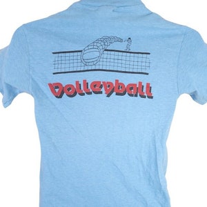 Colorado Christian University Volleyball T Shirt Vintage 80s 1984 CCU Made In USA Mens Size Small