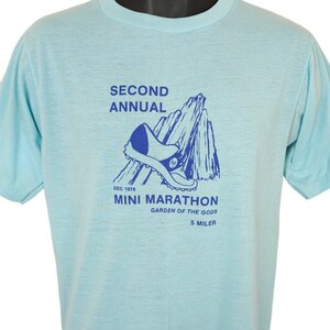 Hewlett Packard HP Mini Marathon T Shirt Vintage 70s 1978 Made In USA Medium