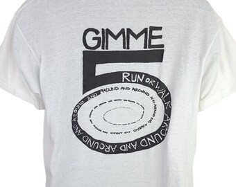 BMS Prairie Station 5K T Shirt Vintage 90er Fun Run Walk Made in USA Herren Größe Medium