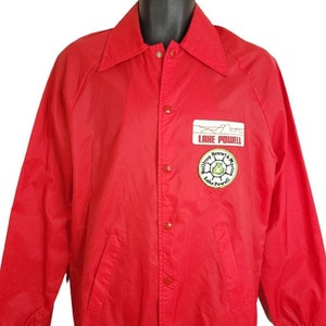 Lake Powell Windbreaker Jacket Vintage 70s Bullfrog Resort & Marina Made In USA Mens Size Small