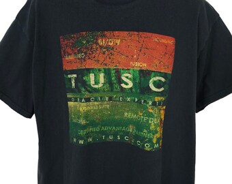 TUSC Oracle Experts T Shirt Vintage 90s Y2K Software Programming Tech Technology Mens Size XL