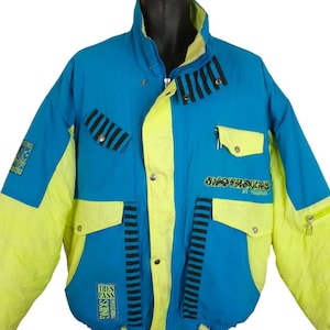 Snowbound By Trespass Ski Jacket Vintage 80s 90s Professional Skiing Colorblock Mens Size XL
