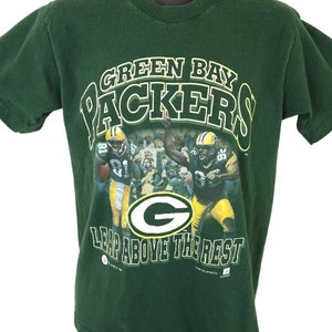 Green Bay Packers T Shirt Mens Size Medium Vintage 90s NFL Football Made In USA