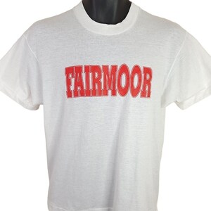 Fairmoor T Shirt Vintage 80s Ohio Middle School Neighborhood Made In USA Mens Size Medium