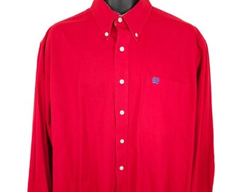 Chemise vintage Express Riders homme XL noir blanc western perle rodéo