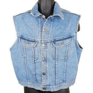 Jcpenney denim vest hot sale
