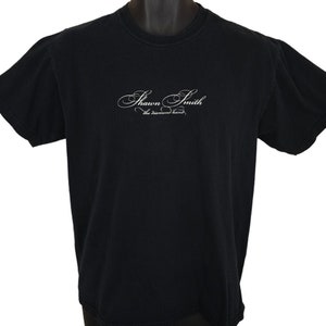 Vintage Shawn Smith camiseta hombre tamaño mediano negro Y2K The Diamond Hand Indie Rock