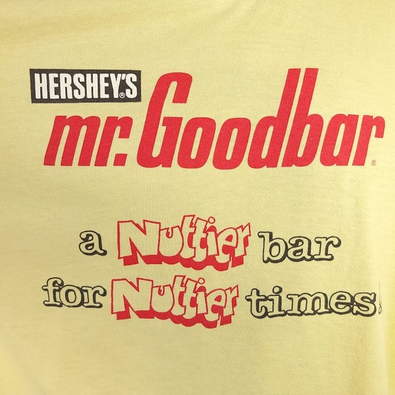 Hershey Mr Goodbar T Shirt Vintage 80s Nuttier Ba… - image 2