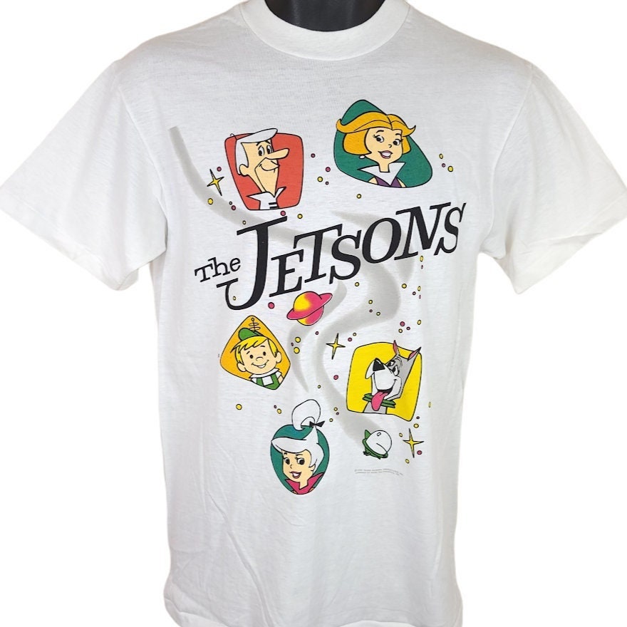 The Jetsons T Shirt Vintage 90s Cartoon Family Hanna Barbera Made 