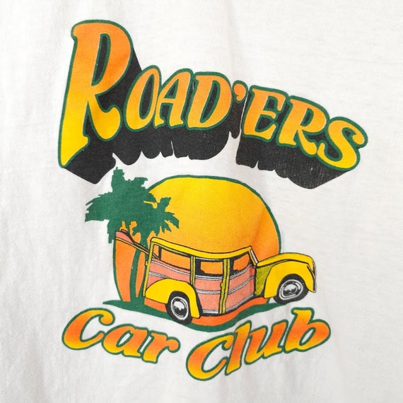 Roaders Car Club T Shirt Mens Size XL Vintage Y2K… - image 4