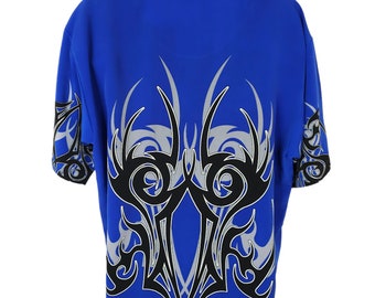 Dragonfly Tribal Shirt Mens Size XL Vintage Y2K All Over