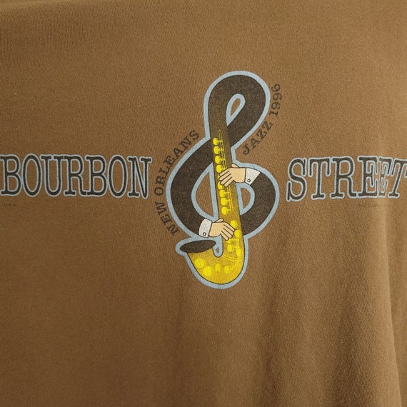 Bourbon Street T Shirt Vintage 90s 1996 New Orlea… - image 2