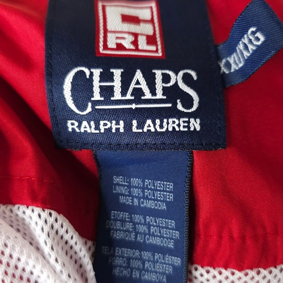 Chaps Ralph Lauren Windbreaker Jacket Mens Size 2… - image 4