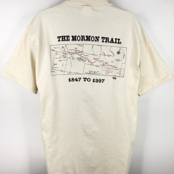 1990's MORMON TRAIL USA製 ホワイト 白 Tシャツ 1990\\\u0027s MORMON TRAIL USA製 ホワイト 白 Tシャツ ②
