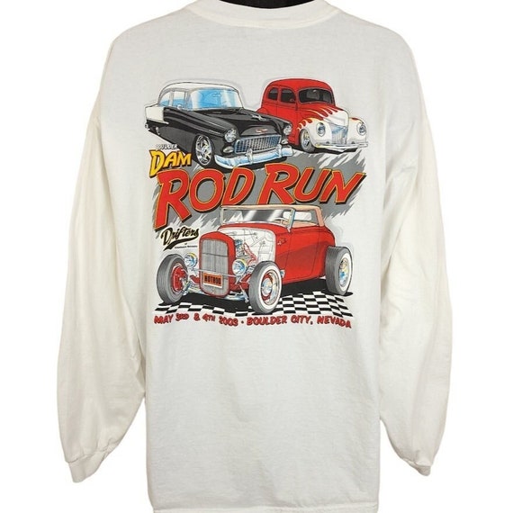 Boulder Dam Rod Run Drifters T Shirt Vintage Y2K 2