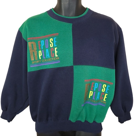 Repose Place Sweatshirt Vintage 80s 90s Streetwea… - image 1