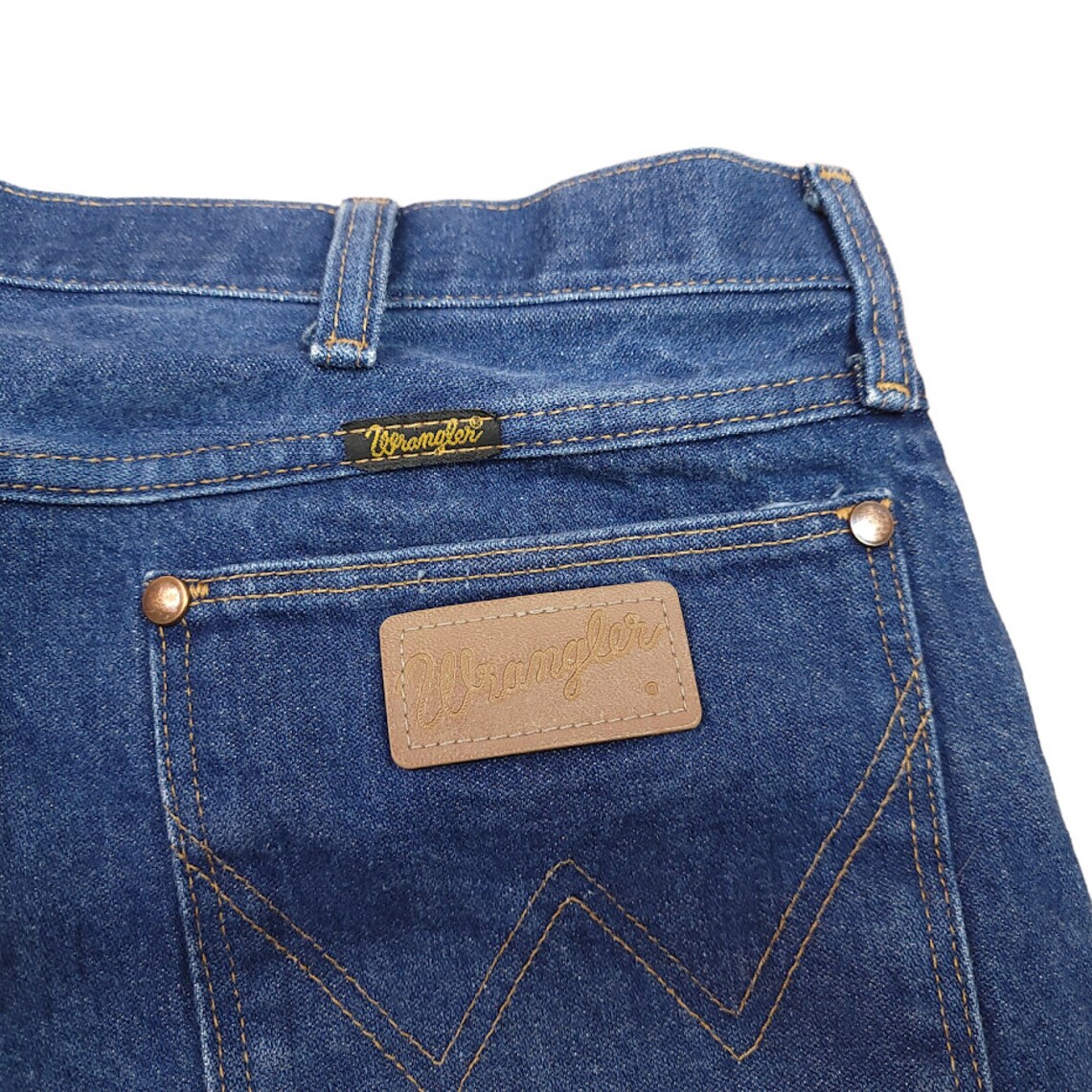 Wrangler Rodeo Shorts Wrangler Western Jean Shorts Vintage 90s 13MWZ Rodeo Cowboy Cut Made in ...