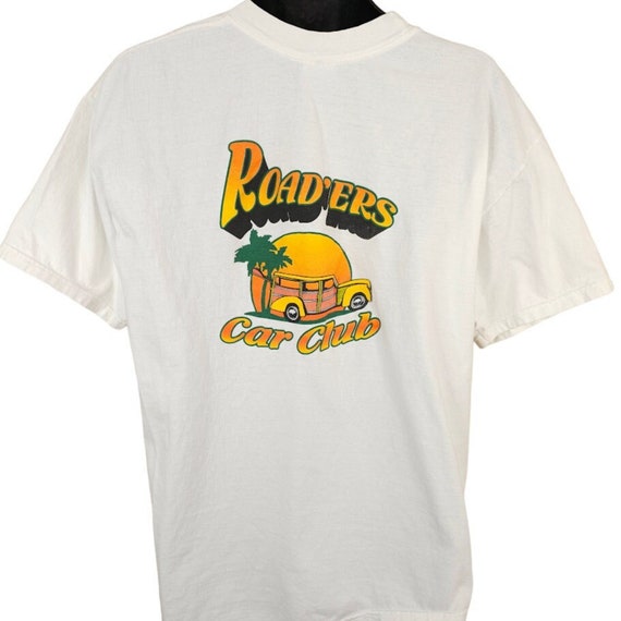 Roaders Car Club T Shirt Mens Size XL Vintage Y2K… - image 1