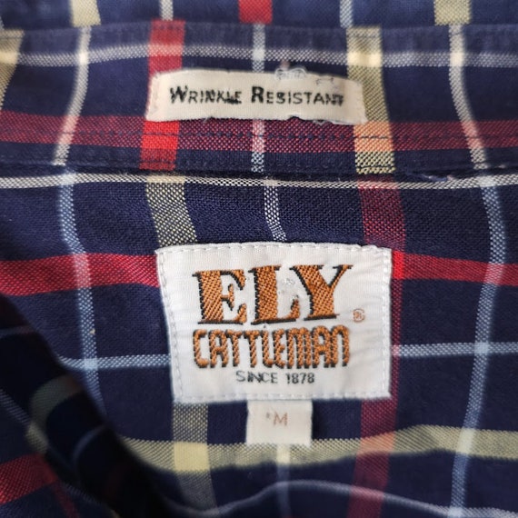 Vintage Ely Cattleman Western Shirt Mens Size Med… - image 5