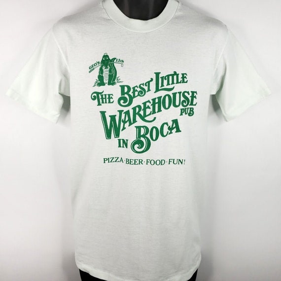 The Best Little Warehouse Pub T Shirt Vintage 80s… - image 1