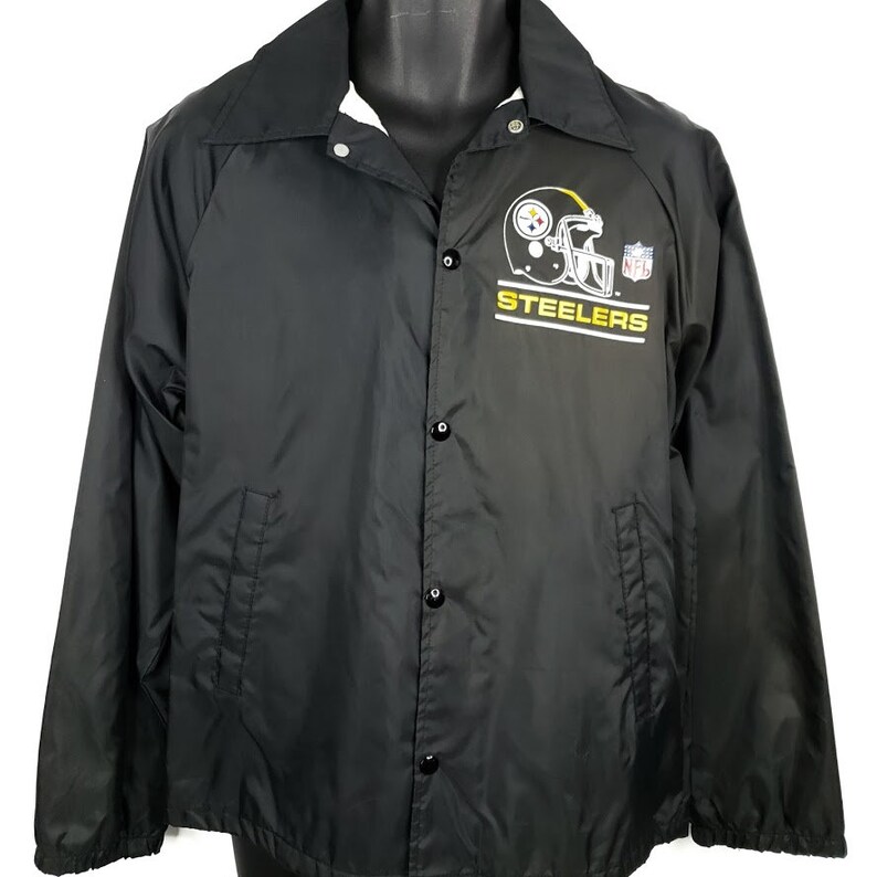 Pittsburgh Steelers Chalk Line Coach Jacket Vintage 80s Etsy