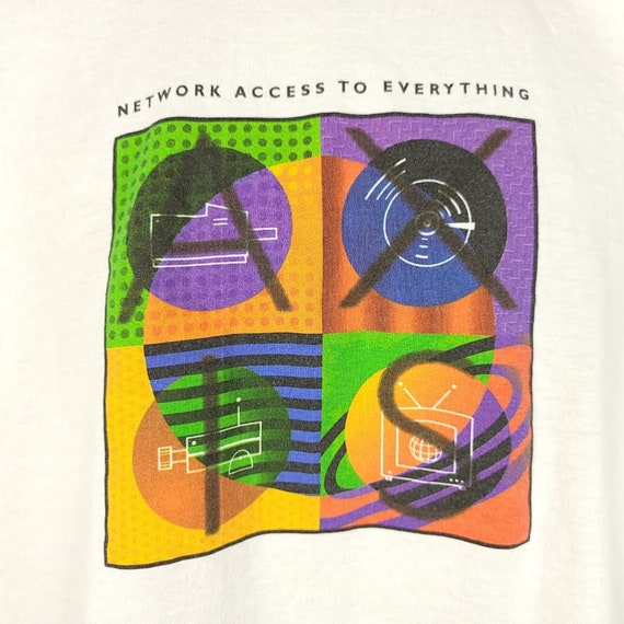 Axis Communications T Shirt Vintage 90s Network V… - image 2