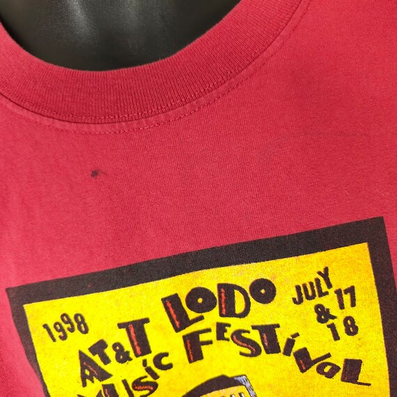 LoDo Music Festival T Shirt Vintage 90s 1998 Joan… - image 4
