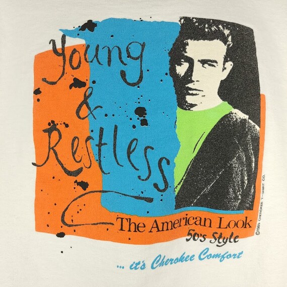 James Dean Young & Restless Sweatshirt Vintage 80… - image 2