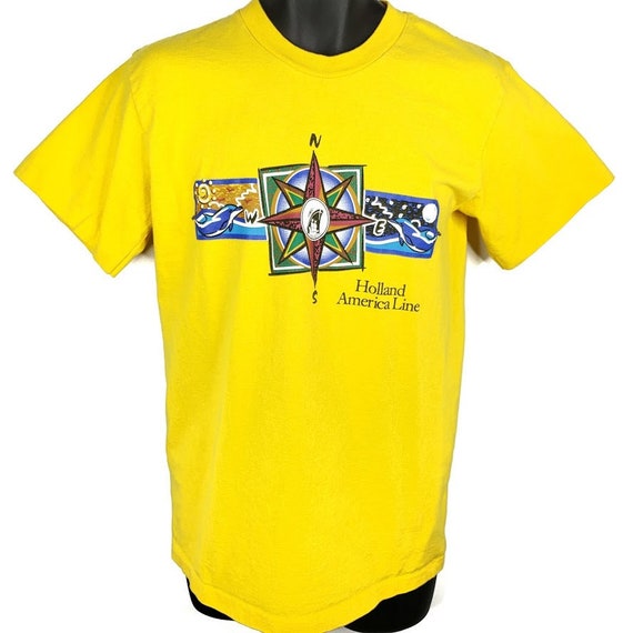 Holland America Line T Shirt Vintage 90s Cruise Ship … Gem