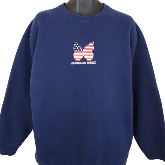 Vintage American Spirit Sweatshirt Mens Size XL 90