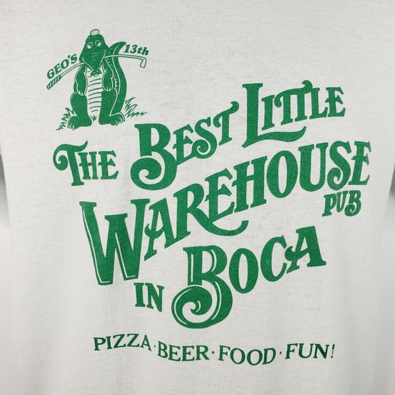 The Best Little Warehouse Pub T Shirt Vintage 80s… - image 2