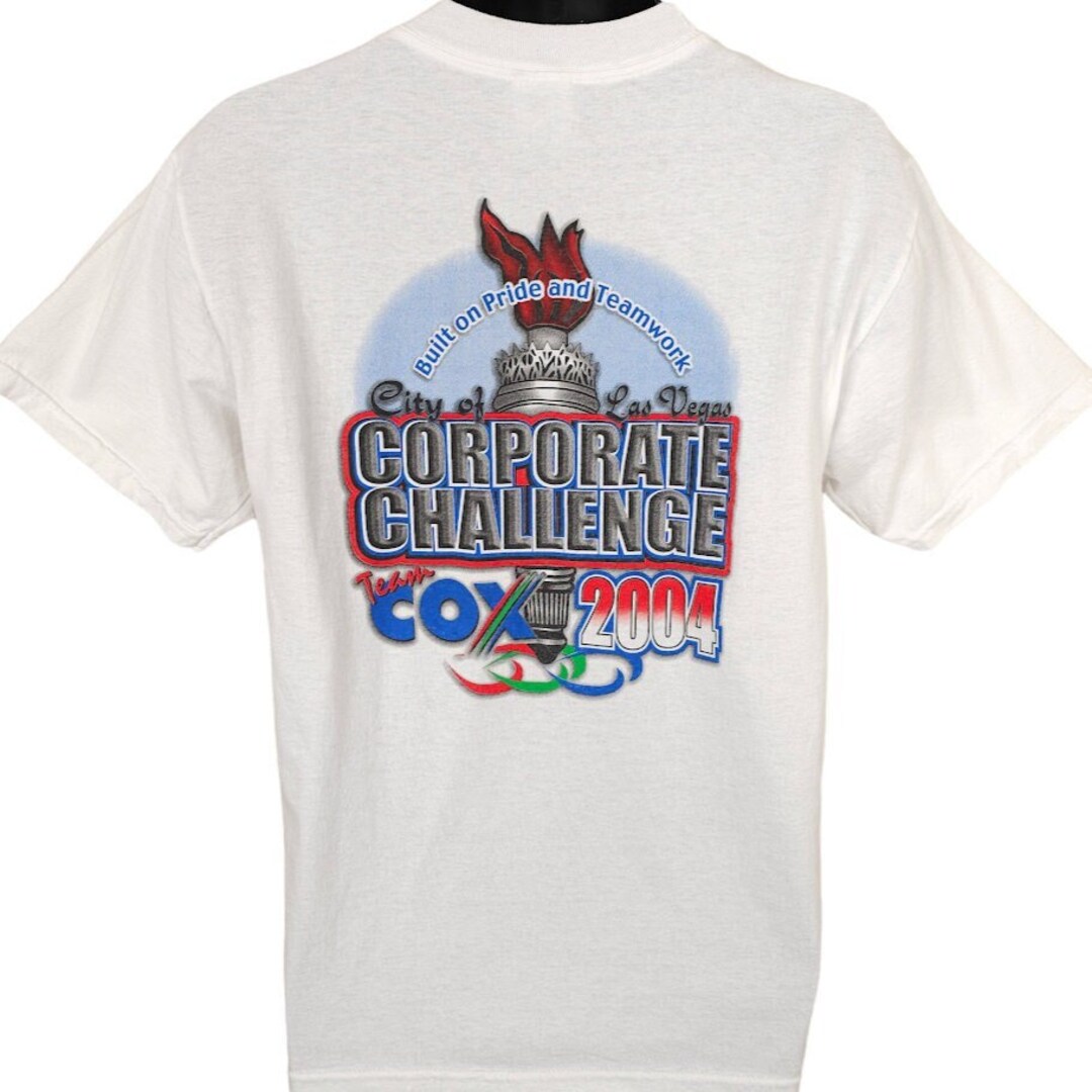 Vintage Las Vegas Corporate Challenge T Shirt Mens Size Medium